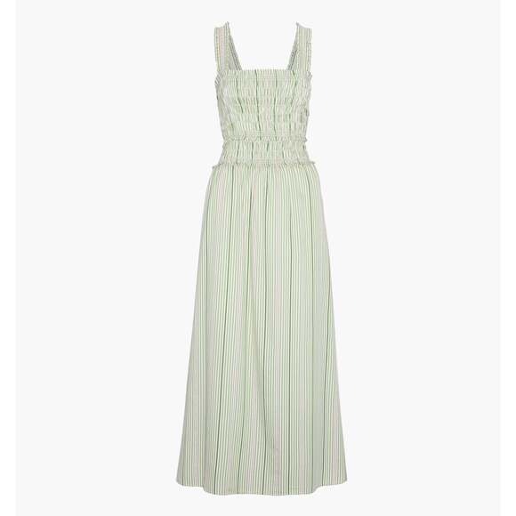 Hill House Dresses & Skirts - Hill House Home The Azalea Maxi Nap Dress - Green Jacquard Stripe Size XLGreen J